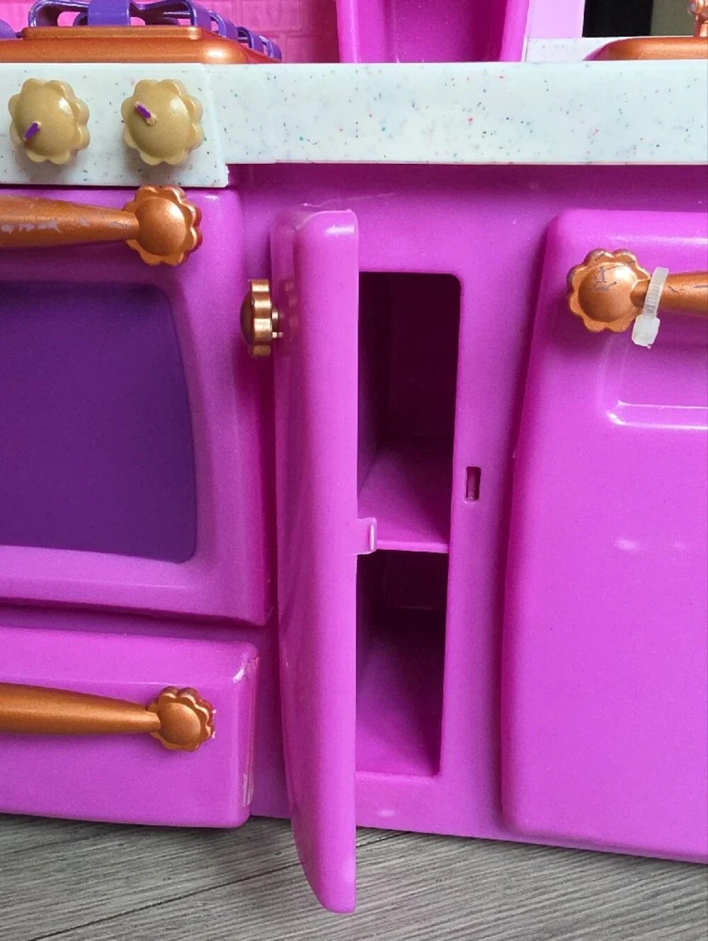 Our Generation Gourmet Kitchen (Lilac) playset designed for 18-inch dolls, Used